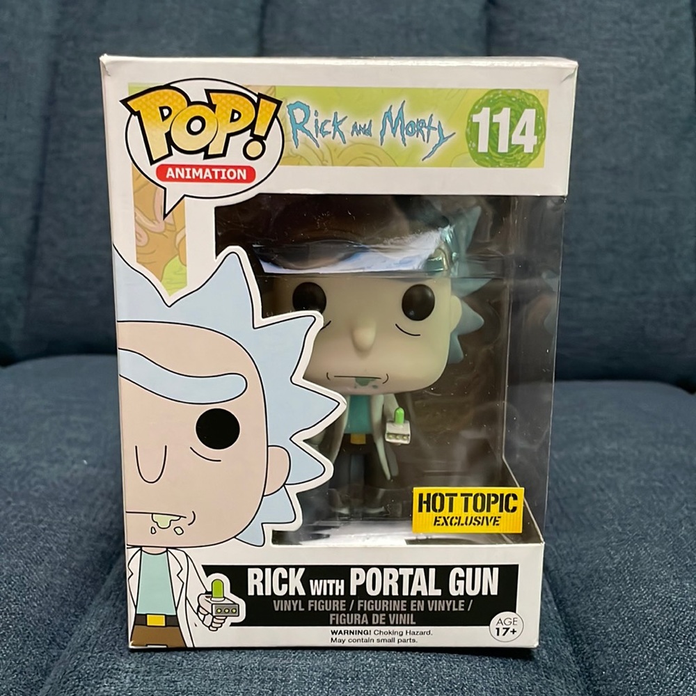 Pop! Animation Rick and Morty 114 Rick with Portal Gun